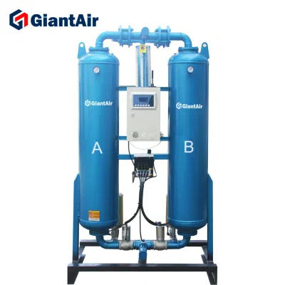 Secador de aire de adsorción sin calor Giantair 28m3/Min 1000cfm para compresores de tornillo de alta y baja presión